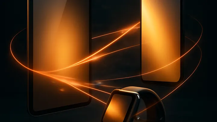 HIOK COM Multiple devices floating in harmony